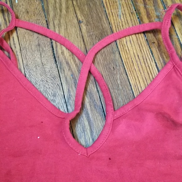 Red Crop Top - Picture 2 of 4